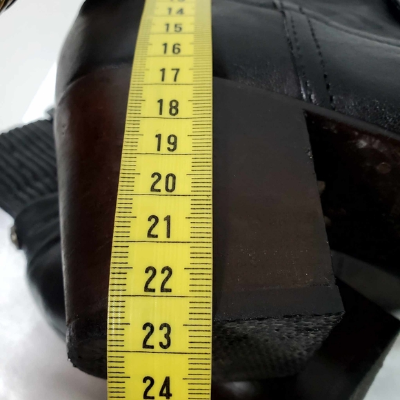 Frye Boots Womens Leather 10 Pull On Chelsea Block Lucinda Scrunch Short Y2K - Picture 13 of 14